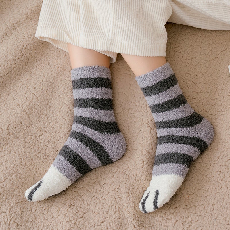 Ciaovieâą Chaussettes de Plancher Mignonnes de Griffe de Chat - ciaovie