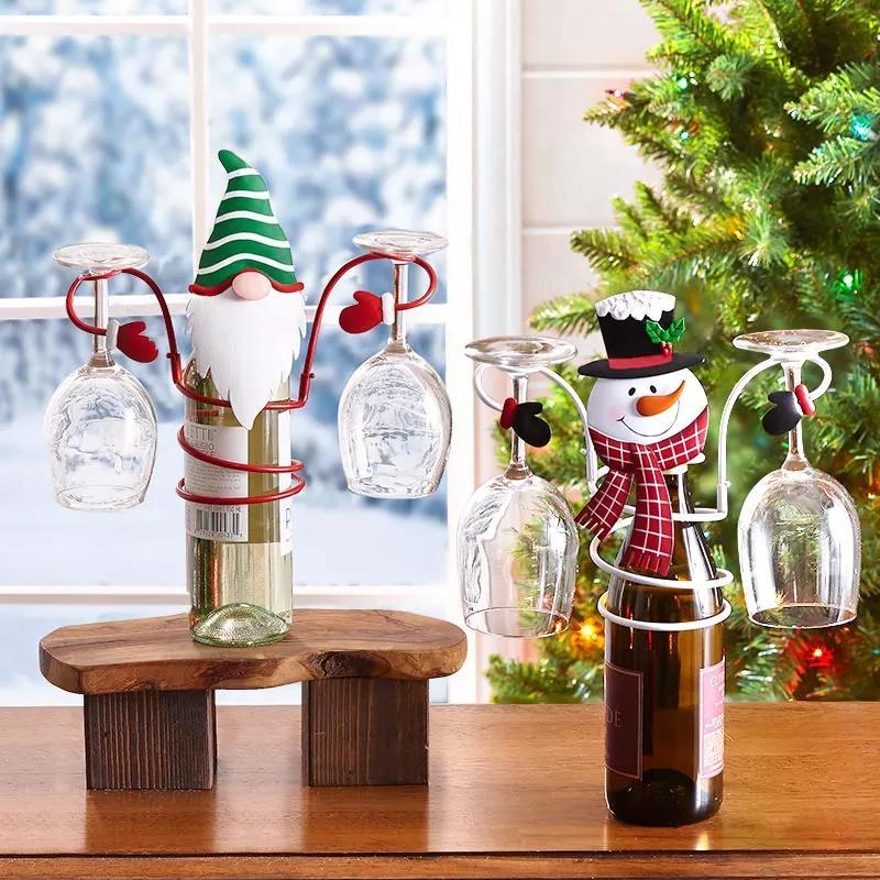 【🎅Vente anticipée de Noël - Économisez 50 %🎅】Porte-bouteilles & Verres à vin