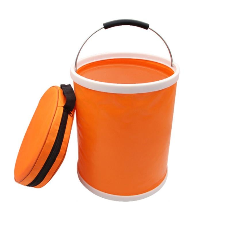 Seau Pliable Portable pour La PĂȘche en Plein Air - ciaovie