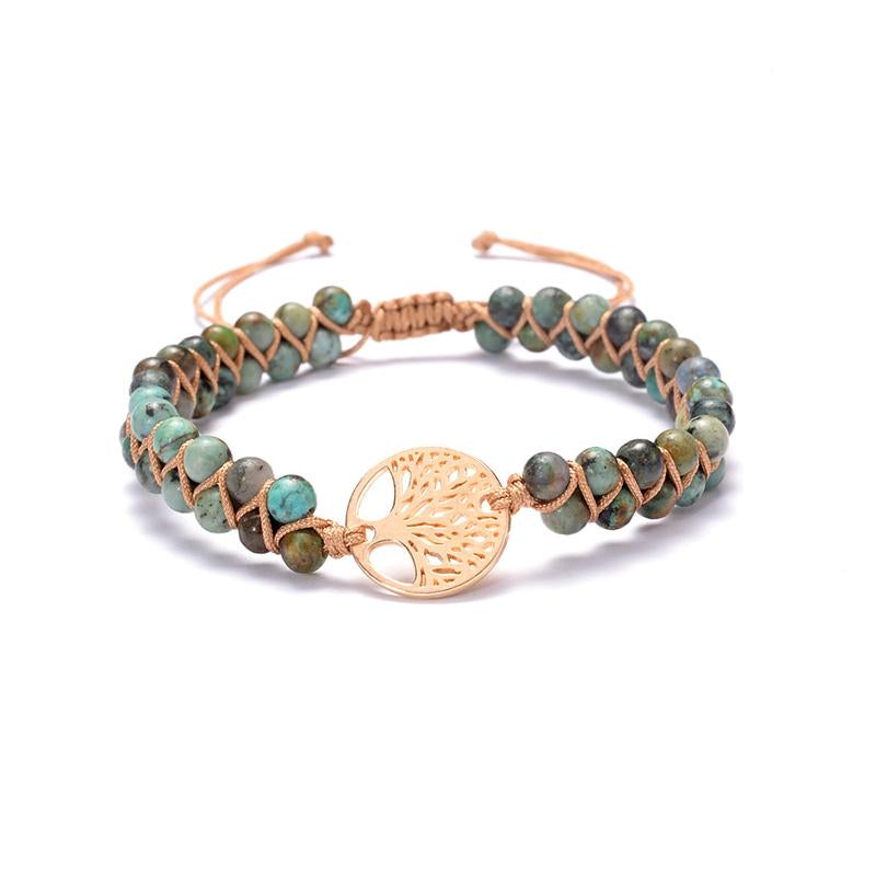 Bracelet Arbre de Vie Tressé à La Main