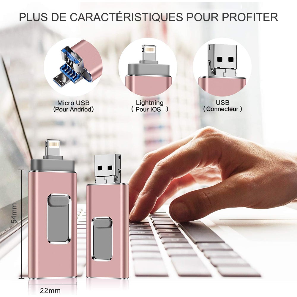 Ciaovie⹠Mémoire USB de Smartphone - 4 en 1 - ciaovie