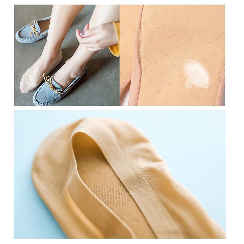 Chaussettes Invisibles 3D Rembourrées pour Femmes avec Massage des Pieds