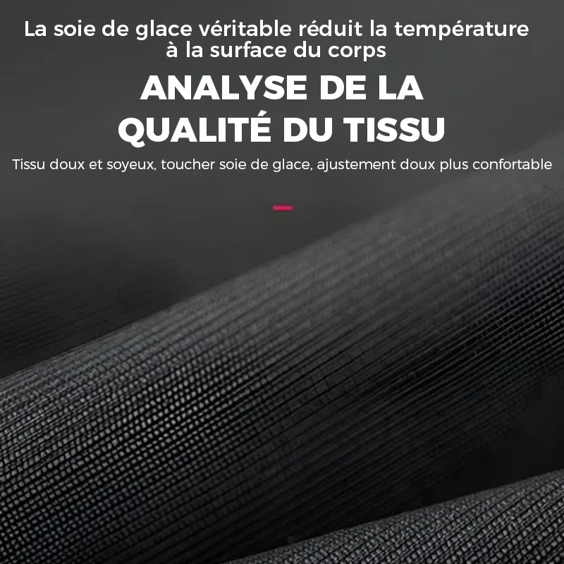 Cagoule cycliste avec protection faciale en soie de glace