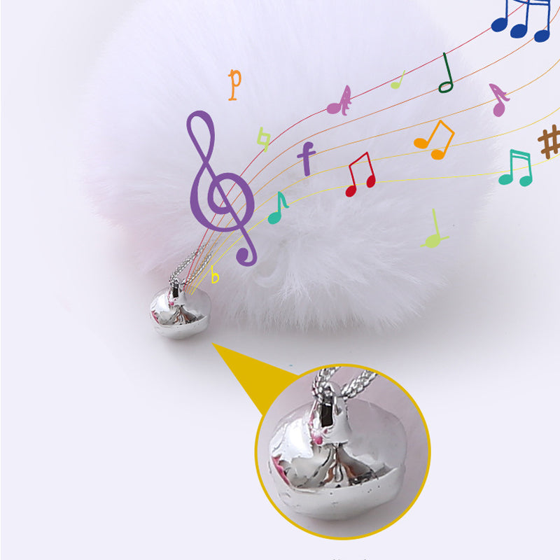 Jouet pour chat en peluche Ă ressort suspendu