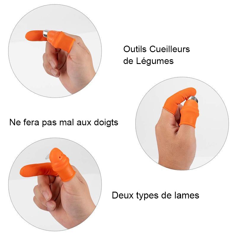 Couteau à Pouce pour Cueillir Légumes et Fruits - ciaovie