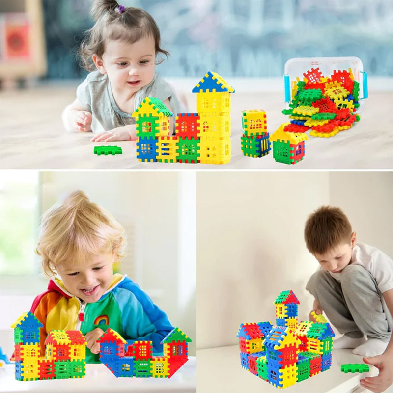 🏠Blocs de construction à emboîter de type gaufre