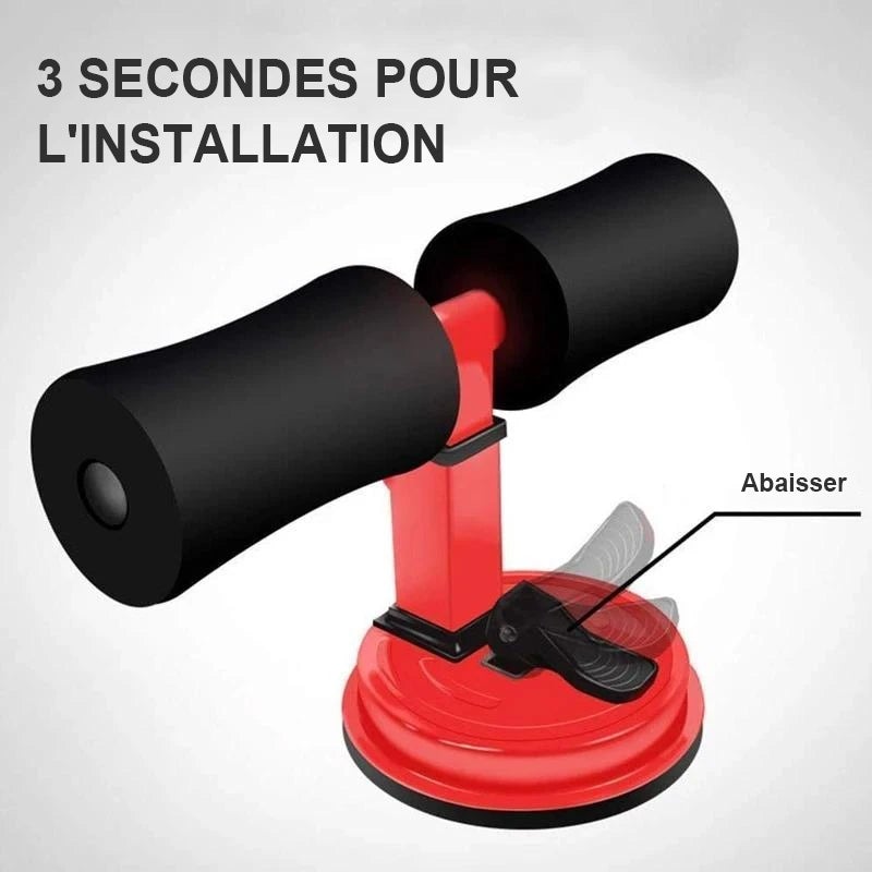Dispositif auxiliaire multifonction réglable de barre de sit-up