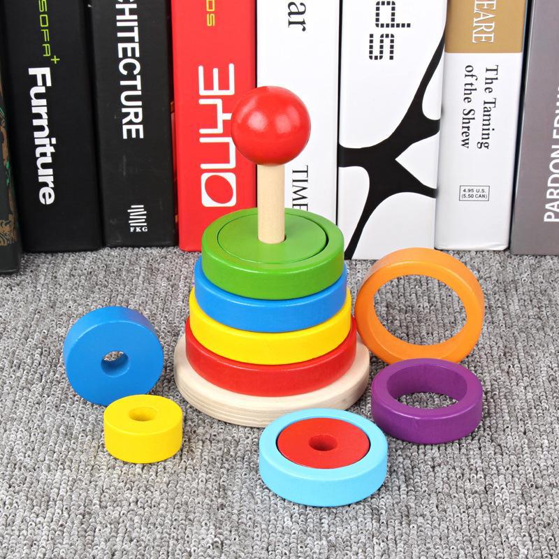 Tour Ăducative de Jouets de Blocs de Construction Assortis