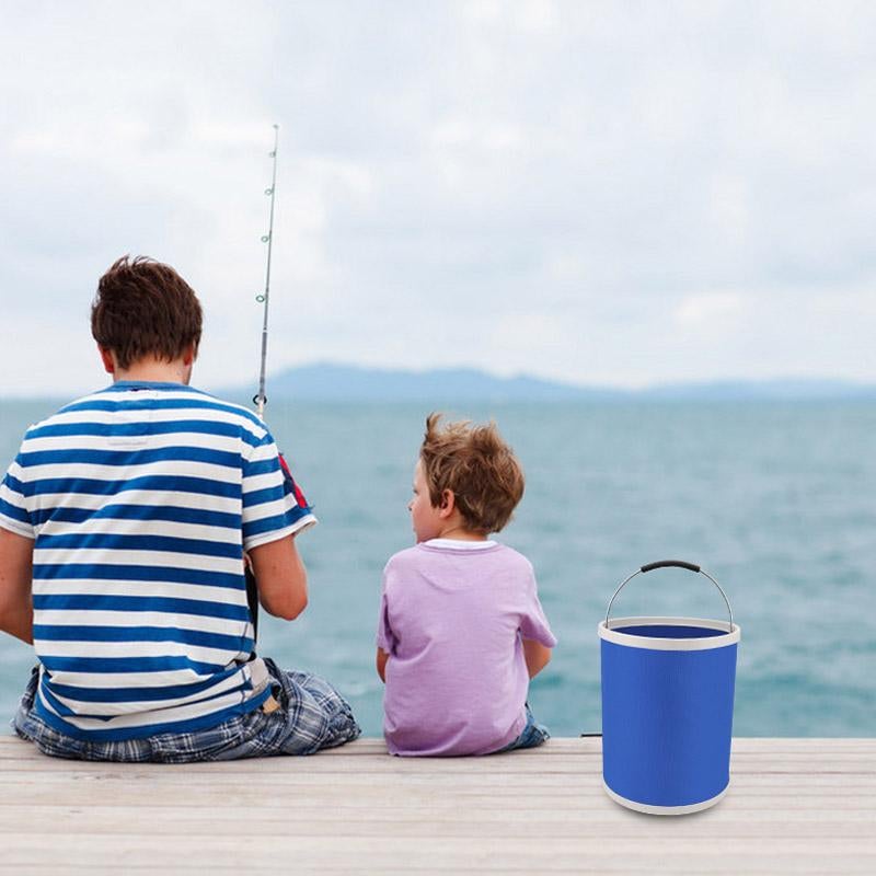 Seau Pliable Portable pour La PĂȘche en Plein Air - ciaovie