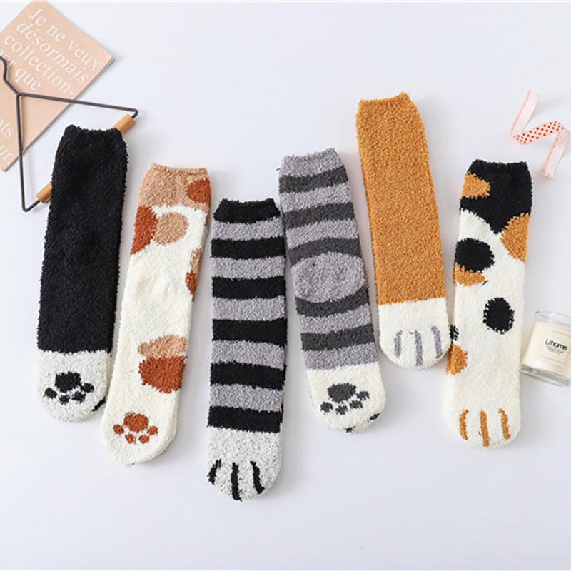 Ciaovieâą Chaussettes de Plancher Mignonnes de Griffe de Chat - ciaovie