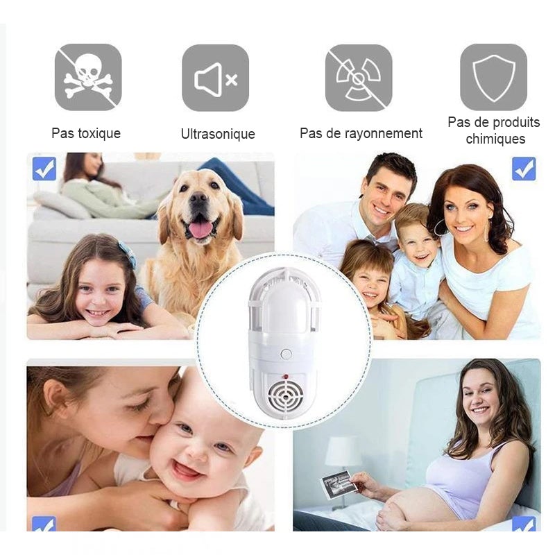 Répulsif à Ultrason Anti-Insectes