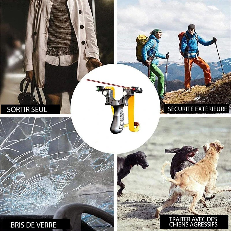 Lance-pierre à visée laser