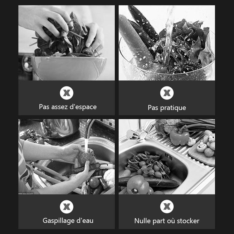 Ciaovie™ Planche à Découper Pliante Avec Bac à Vaisselle - ciaovie