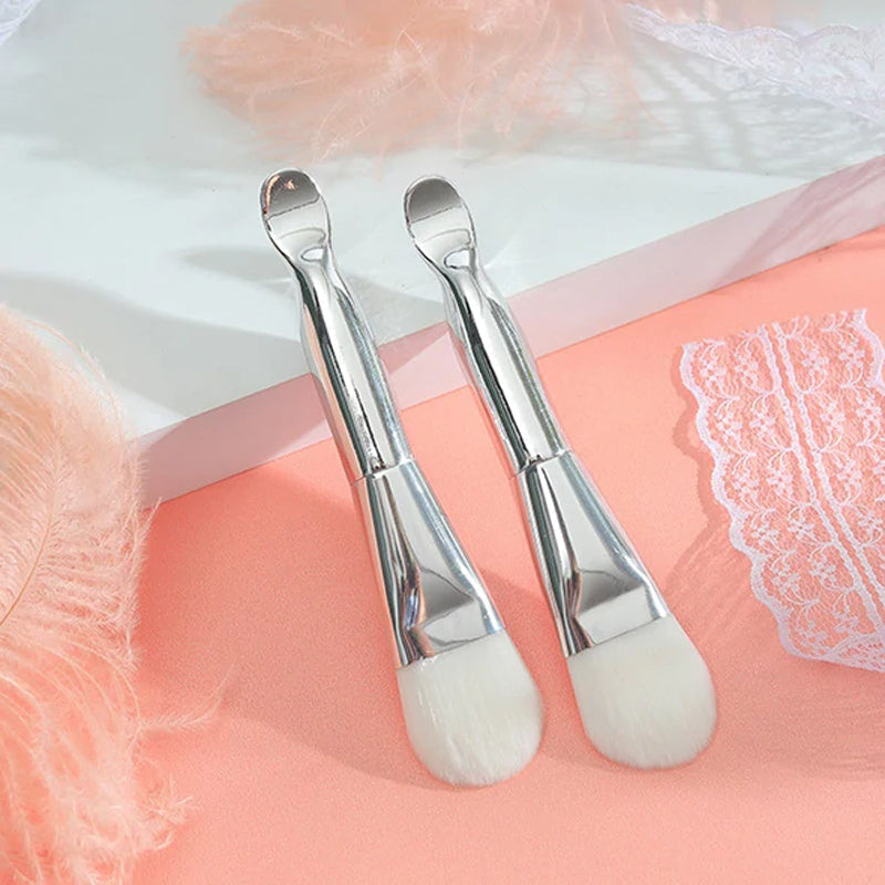 Outils de beauté : Récipient de distribution et pinceau pour masque