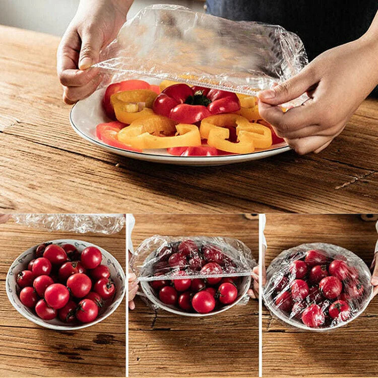 Film Étirable Élastique en Plastique Jetable (100 pcs)