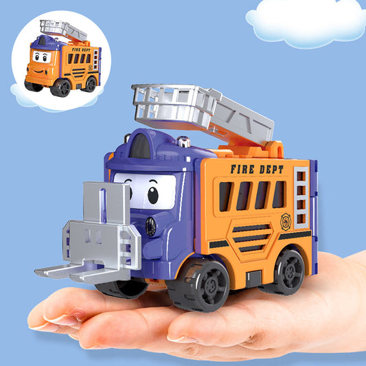 Voitures miniatures transformables 2 en 1