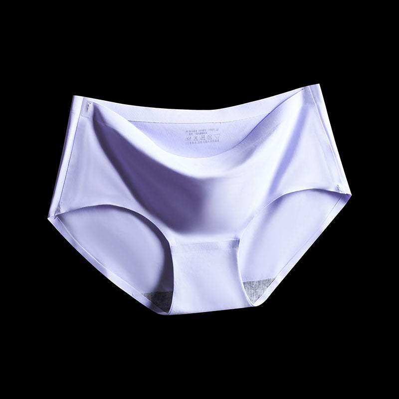 Sous-vêtement/Culotte Respirant en Soie Glacée pour Femmes