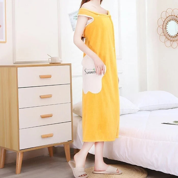 Peignoirs en Peluche à Séchage Rapide pour Femmes