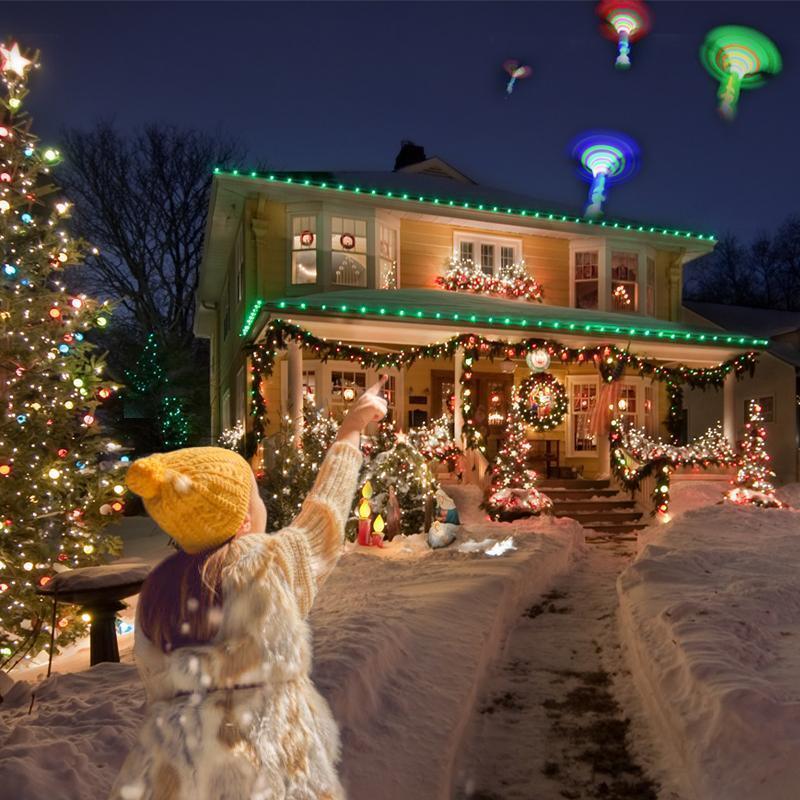 Jouet d'Hélicoptère Fantastique à LED Lance-roquettes