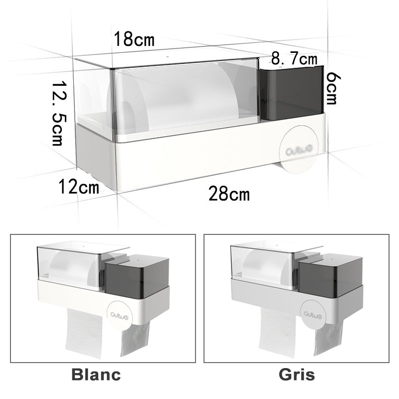 Support de rangement pour serviettes en papier imperméable - ciaovie