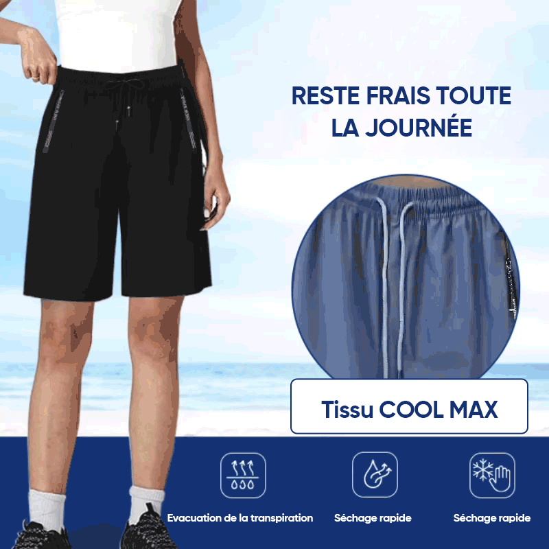 Pantalon de plage en soie Ice