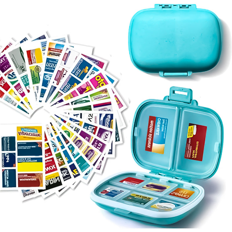 Organisateur de pilules pour pharmacie de poche DIY