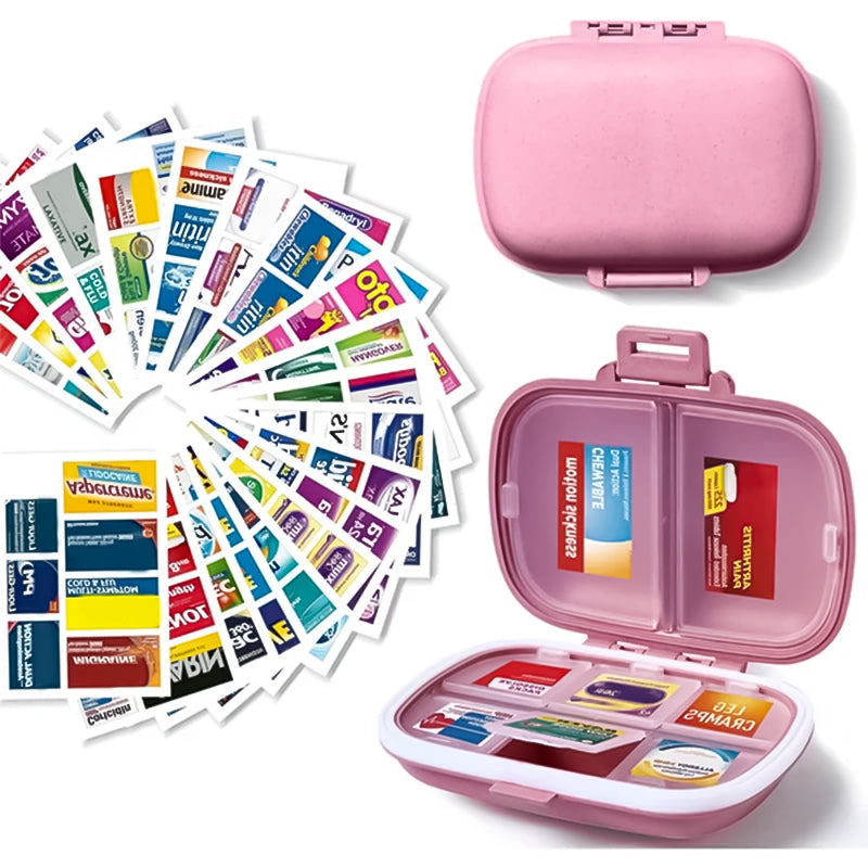 Organisateur de pilules pour pharmacie de poche DIY