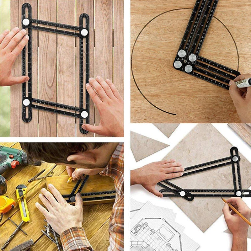 Règle de mesure à angles multiples