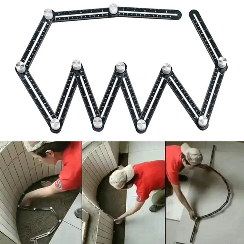 Règle de mesure à angles multiples