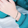 Bracelet en argent sterling de style vintage avec des ailes d'ange