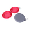 Ensemble de Gamelle Pliable de Voyage en Silicone pour Chien