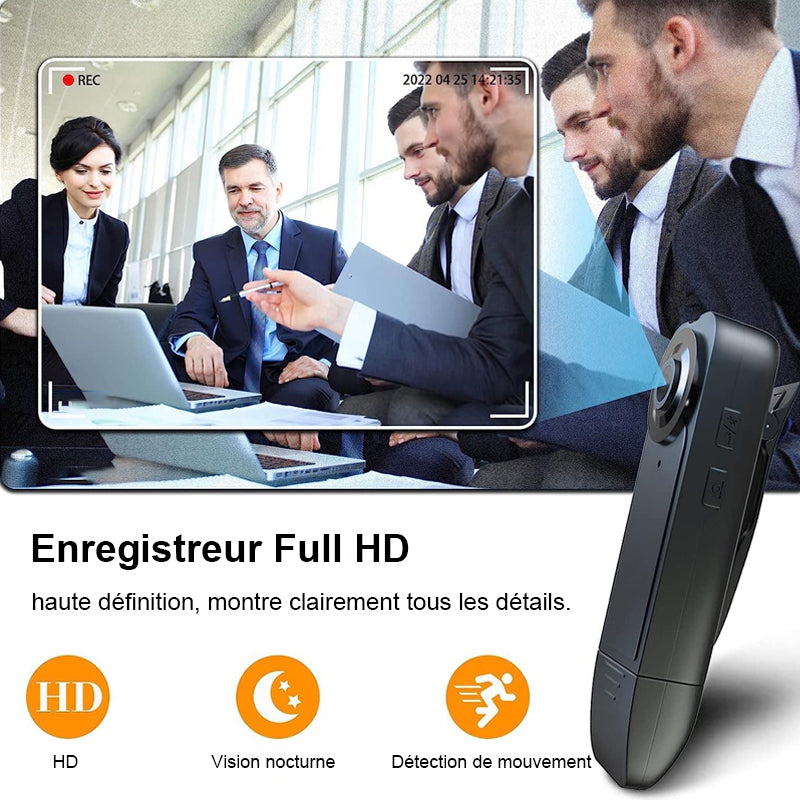 Enregistreur vidéo mini caméra corporelle