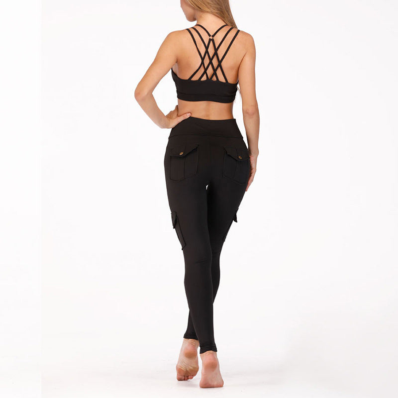 Pantalon De Course De Style Militaire Pantalon De Yoga