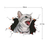 Autocollant de Voiture de Mignon Animal créatif en simulation 3D