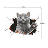 Autocollant de Voiture de Mignon Animal créatif en simulation 3D