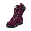 Ciaovie™ Bottes Mi-Mollet en Daim à Lacets Hiver - ciaovie