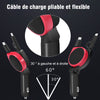 3-en-1 Chargeur Voiture Avec Câble Rétractable - ciaovie