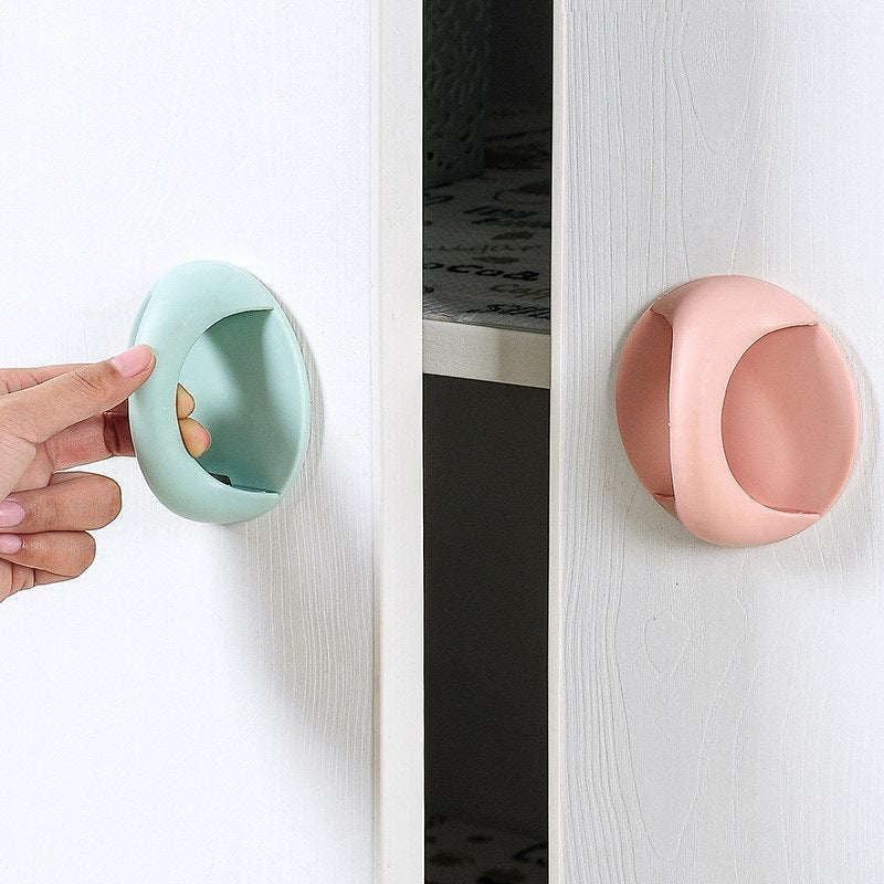 Poignée de porte et de fenêtre poignée de porte en plastique autocollante non marquante