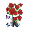 Vase à Fleurs en 3D Sticker Mural Auto-adhésifs