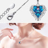 Boucle d'Oreille et Collier en forme de Coeur
