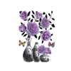 Vase à Fleurs en 3D Sticker Mural Auto-adhésifs