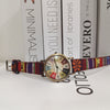 Montre-bracelet arc-en-ciel multicolore