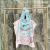 Serviette de bain dessin animé pour enfants