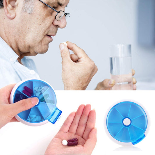 Ciaovie™ Pilulier Rond Portable Hebdomadaire - ciaovie