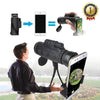 Télescope Monoculaire de Puissance Elevée 12X50 avec Adaptateur Smartphone et Trépied, Etanche et Anti-buée - ciaovie