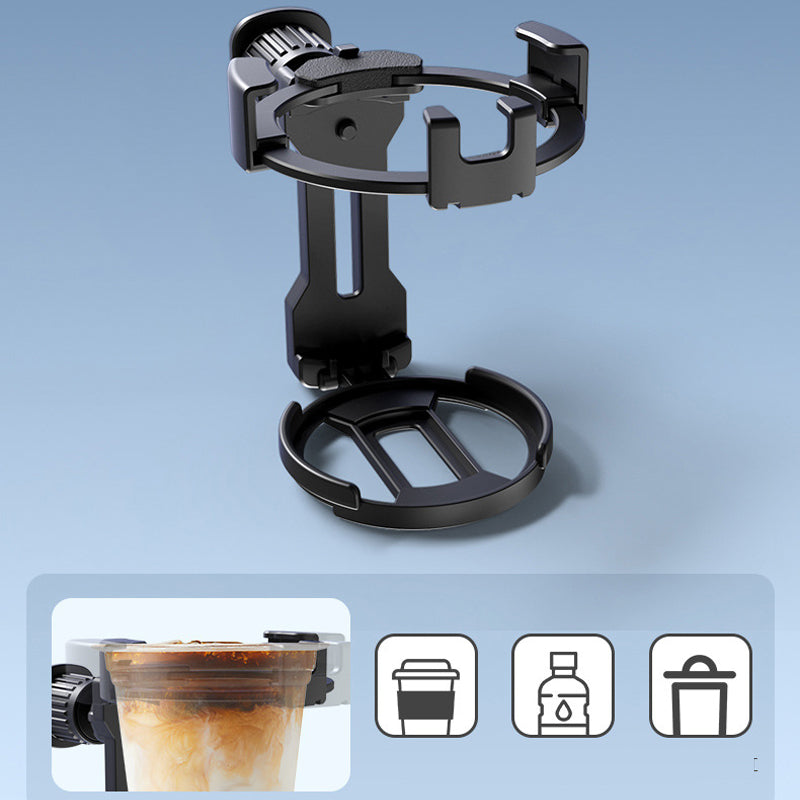 Support pour portable et gobelet de voiture 2 en 1