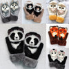 Moufles Mignonnes à Motif Animaux 3D