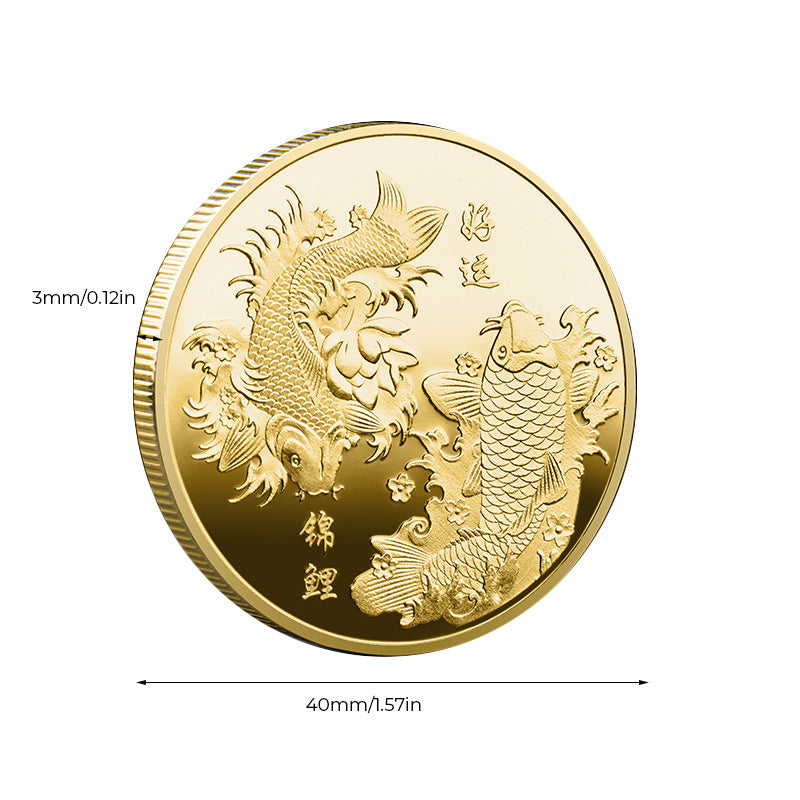 Pièce commémorative Koi