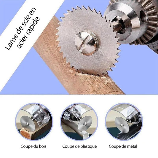 Kit de Lames de Forage à Disque avec Mandrin