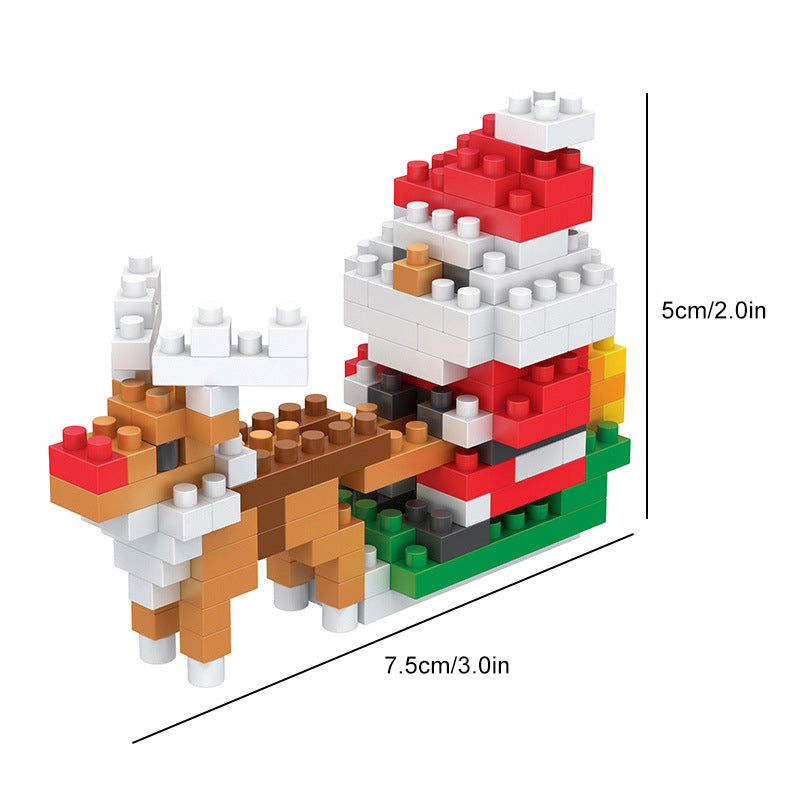 Modèle de Bloc de Construction Créatif Bricolage